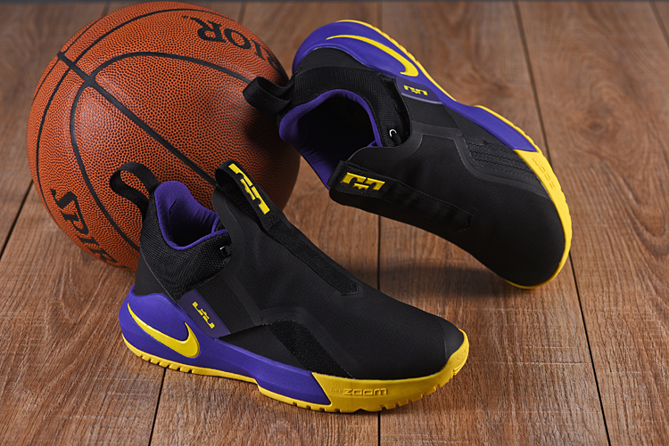 Nike LeBron Ambassador 11 Black Purple Yellow Shoes